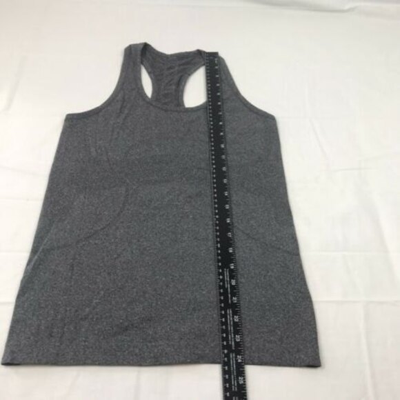 Lululemon Swiftly Tech Run Racerback Heathered Gray Tank Top Shirt Size 6 - Picture 2 of 9